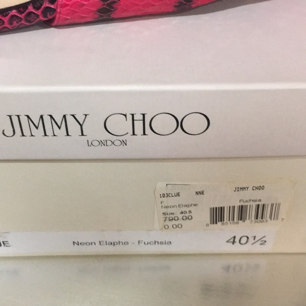 Jimmy Choo Python Sandals. Size 40.5 - image 6